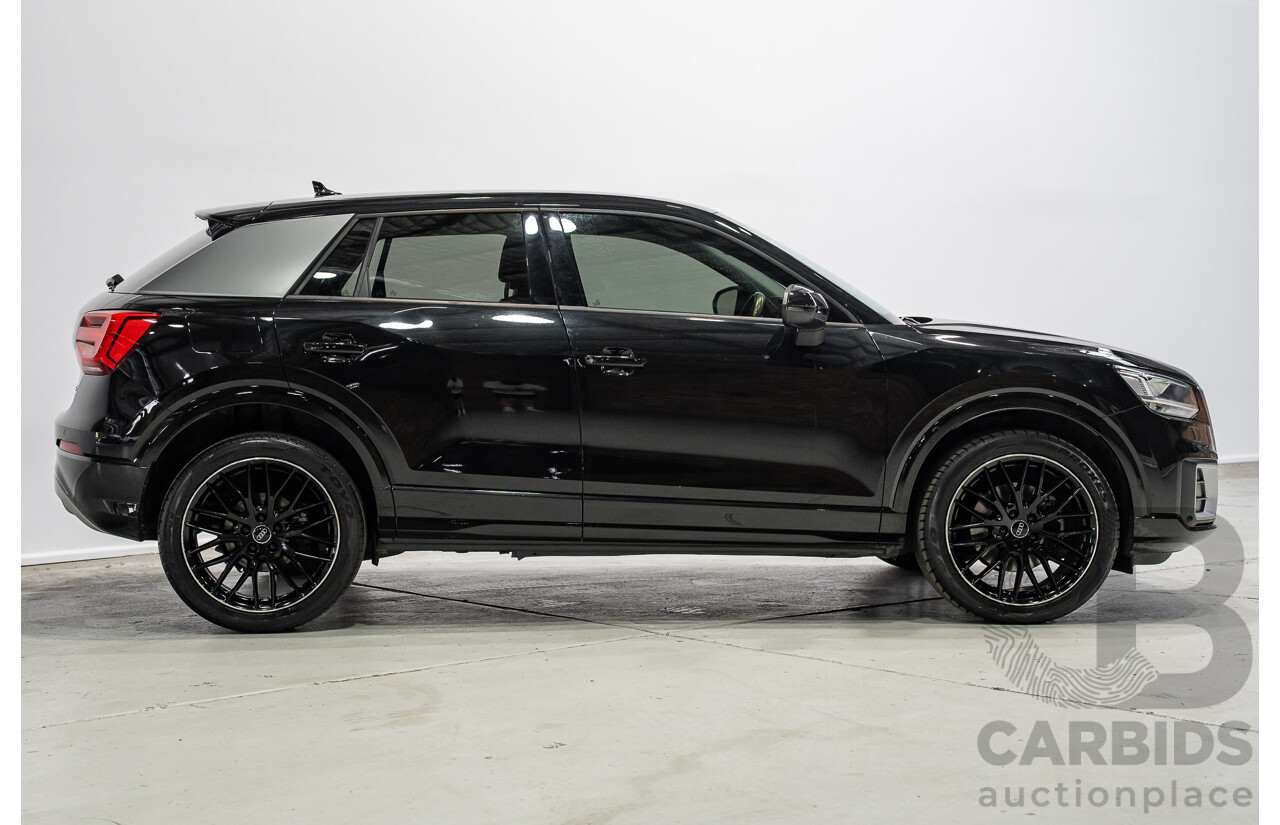 10/2018 Audi Q2 2.0 TFSI Quattro Sport (AWD) GA MY18 4d Wagon Myth Black Turbo 2.0L