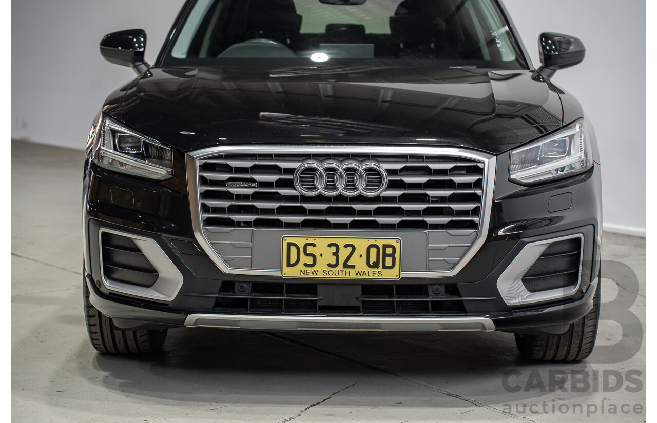 10/2018 Audi Q2 2.0 TFSI Quattro Sport (AWD) GA MY18 4d Wagon Myth Black Turbo 2.0L