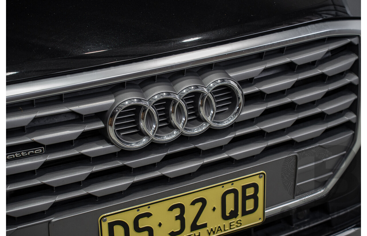 10/2018 Audi Q2 2.0 TFSI Quattro Sport (AWD) GA MY18 4d Wagon Myth Black Turbo 2.0L