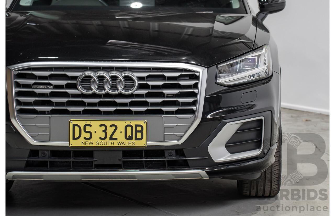 10/2018 Audi Q2 2.0 TFSI Quattro Sport (AWD) GA MY18 4d Wagon Myth Black Turbo 2.0L