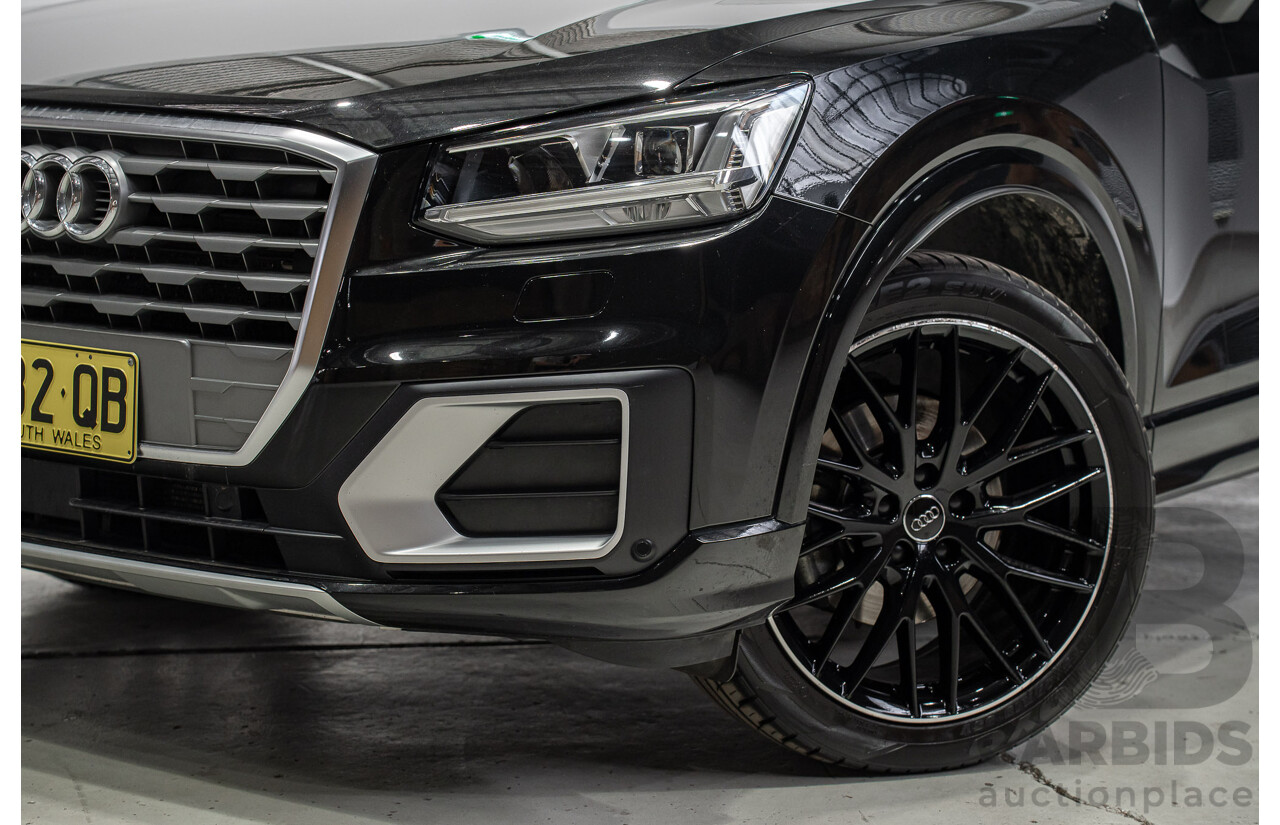 10/2018 Audi Q2 2.0 TFSI Quattro Sport (AWD) GA MY18 4d Wagon Myth Black Turbo 2.0L