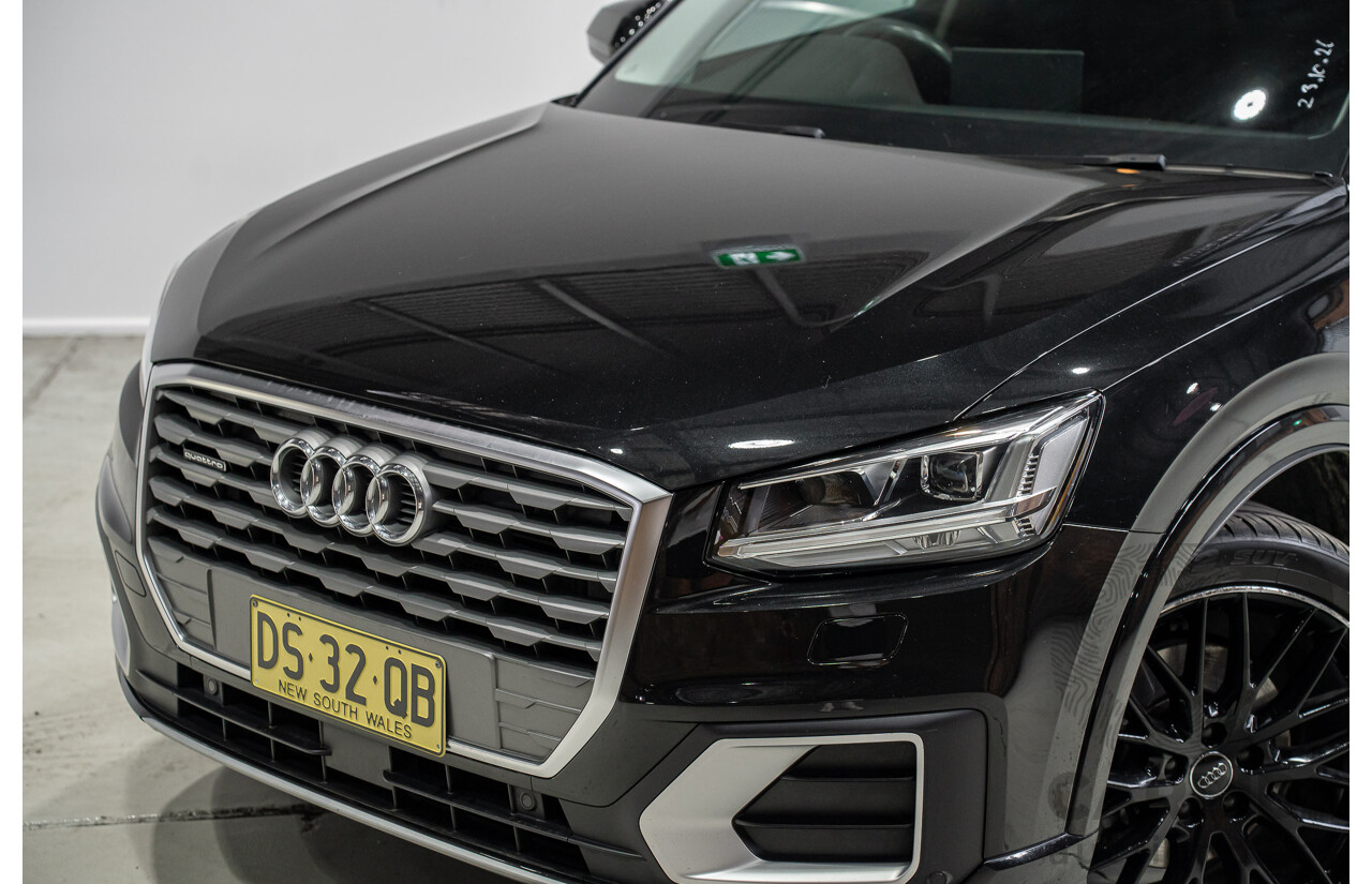 10/2018 Audi Q2 2.0 TFSI Quattro Sport (AWD) GA MY18 4d Wagon Myth Black Turbo 2.0L
