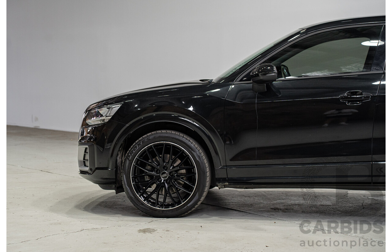 10/2018 Audi Q2 2.0 TFSI Quattro Sport (AWD) GA MY18 4d Wagon Myth Black Turbo 2.0L