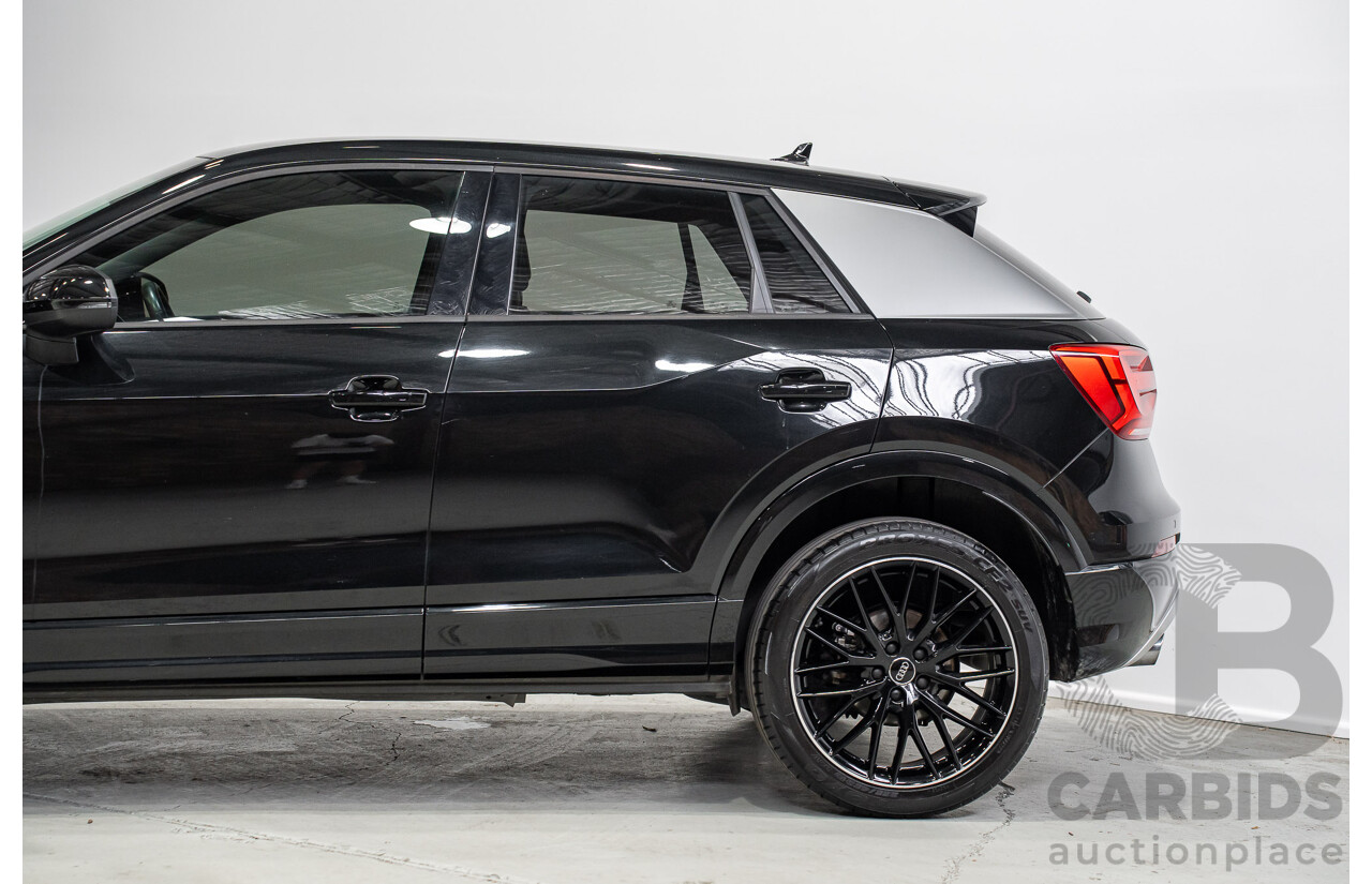 10/2018 Audi Q2 2.0 TFSI Quattro Sport (AWD) GA MY18 4d Wagon Myth Black Turbo 2.0L
