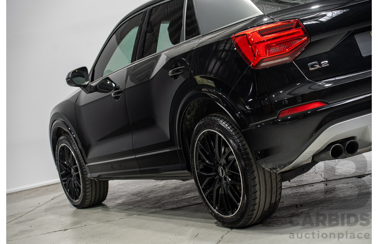 10/2018 Audi Q2 2.0 TFSI Quattro Sport (AWD) GA MY18 4d Wagon Myth Black Turbo 2.0L