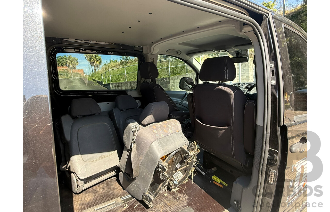 09/2008 Mercedes-Benz Vito 120CDI EXTRA LONG CREW CAB RWD MY08 2D Van Black 3.0L