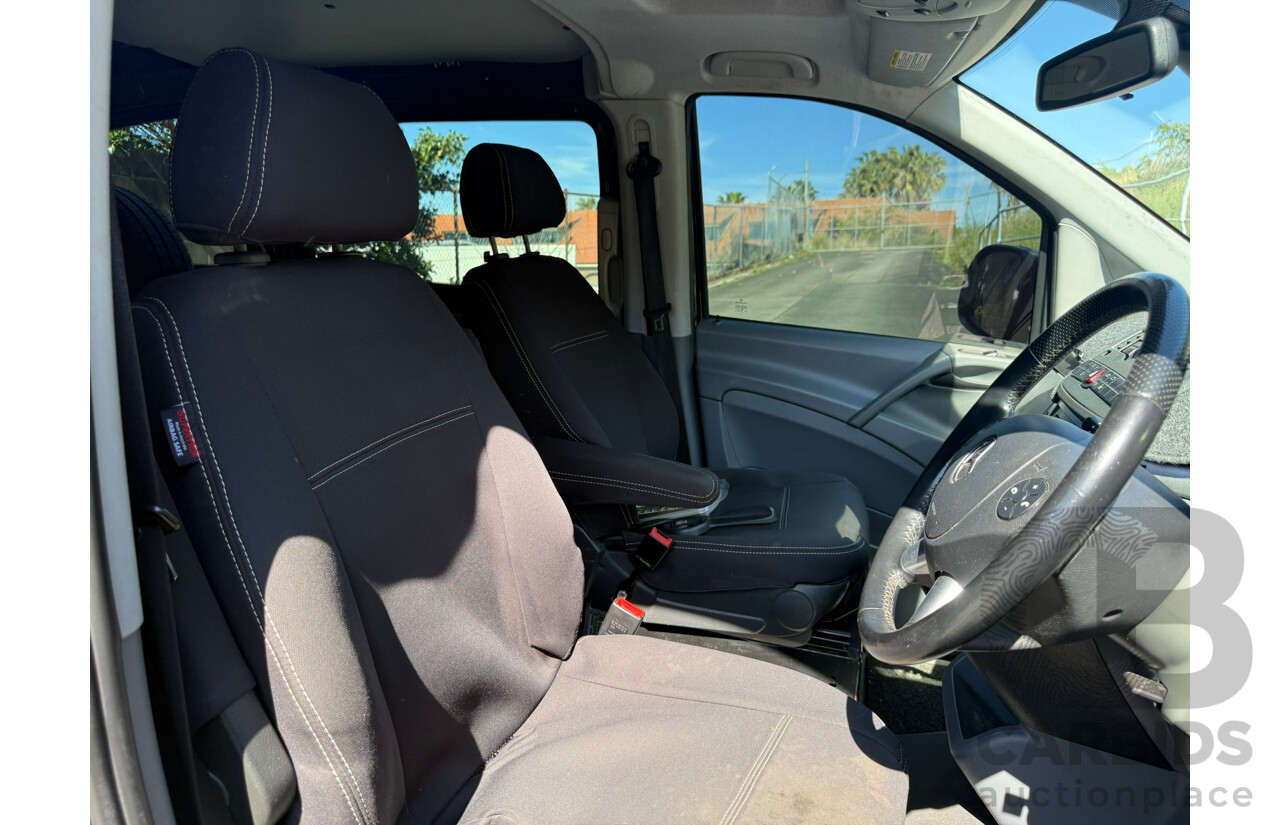09/2008 Mercedes-Benz Vito 120CDI EXTRA LONG CREW CAB RWD MY08 2D Van Black 3.0L