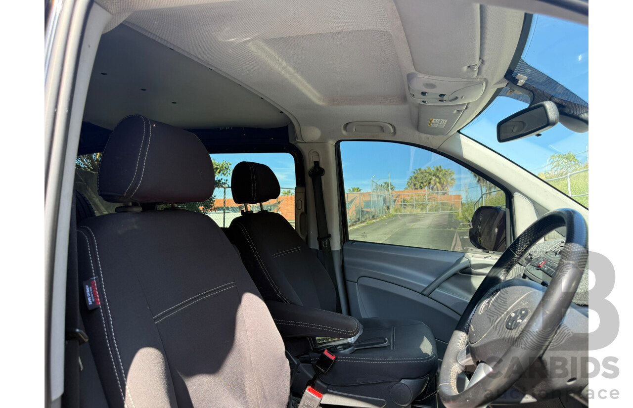 09/2008 Mercedes-Benz Vito 120CDI EXTRA LONG CREW CAB RWD MY08 2D Van Black 3.0L
