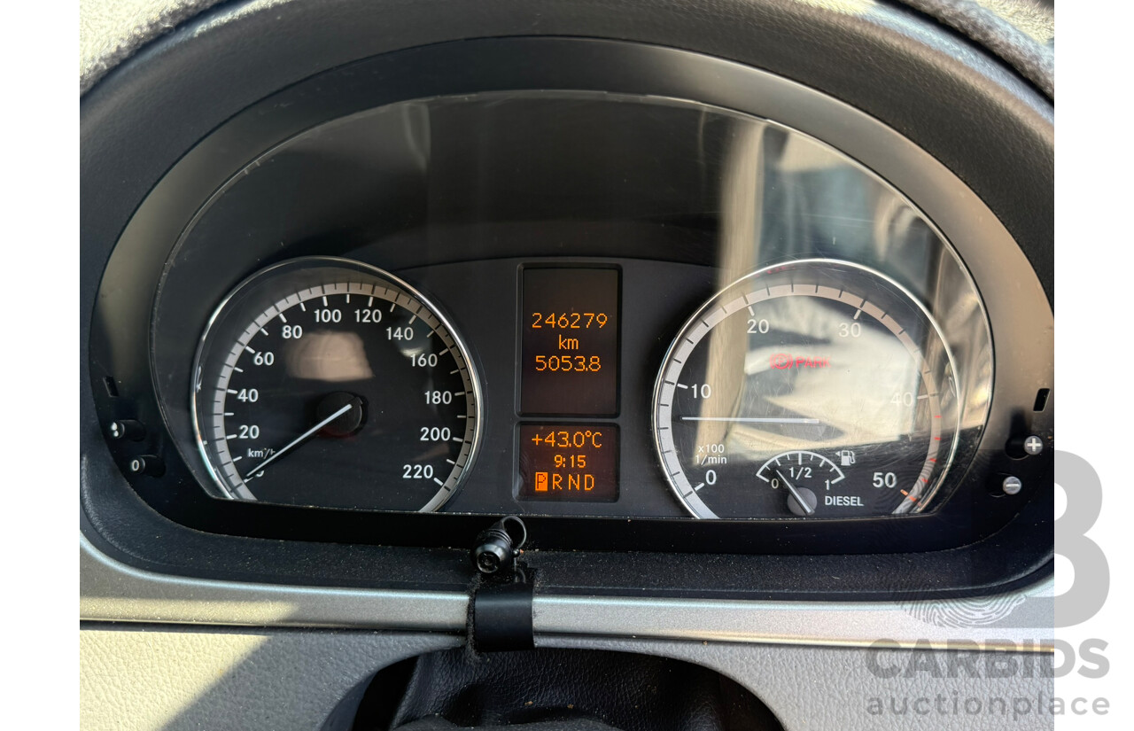 09/2008 Mercedes-Benz Vito 120CDI EXTRA LONG CREW CAB RWD MY08 2D Van Black 3.0L