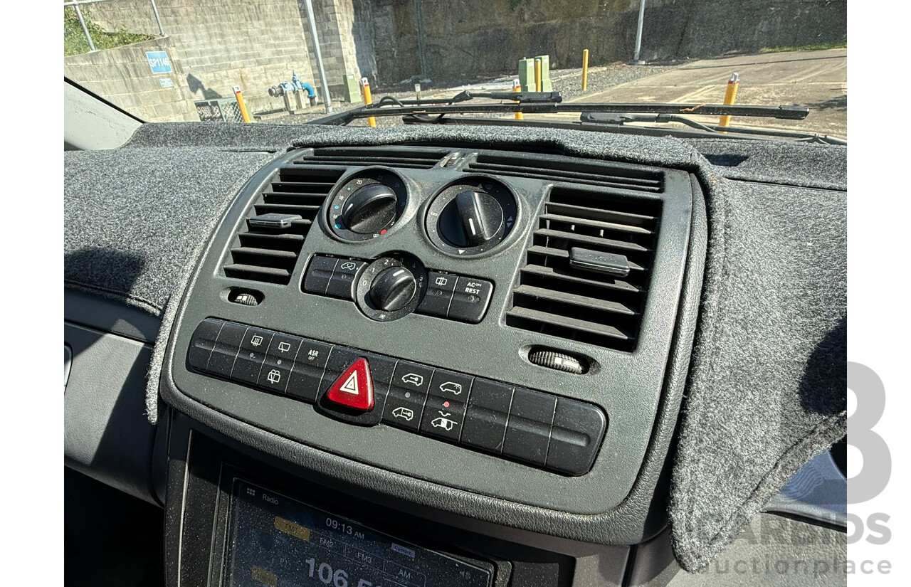 09/2008 Mercedes-Benz Vito 120CDI EXTRA LONG CREW CAB RWD MY08 2D Van Black 3.0L
