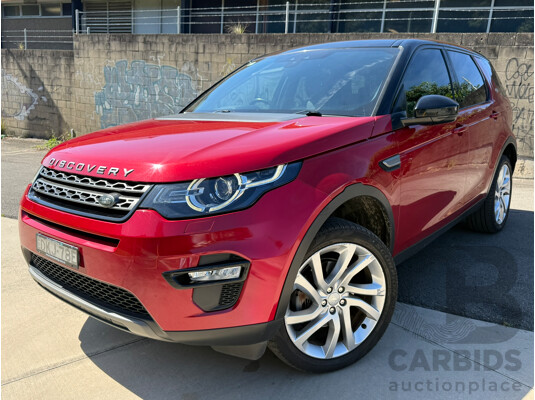 07/2016 Land Rover Discovery Sport TD4 SE AWD LC MY16.5 4D Wagon Red Turbo Diesel 2.2L