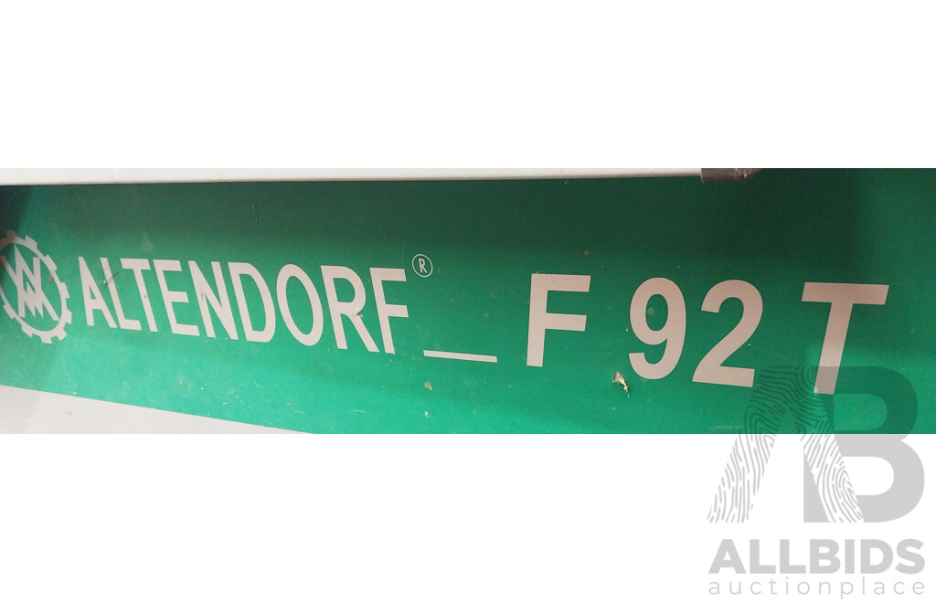 Altendorf_F 92 T Heavy Duty Industrial Sliding Table Panel Saw