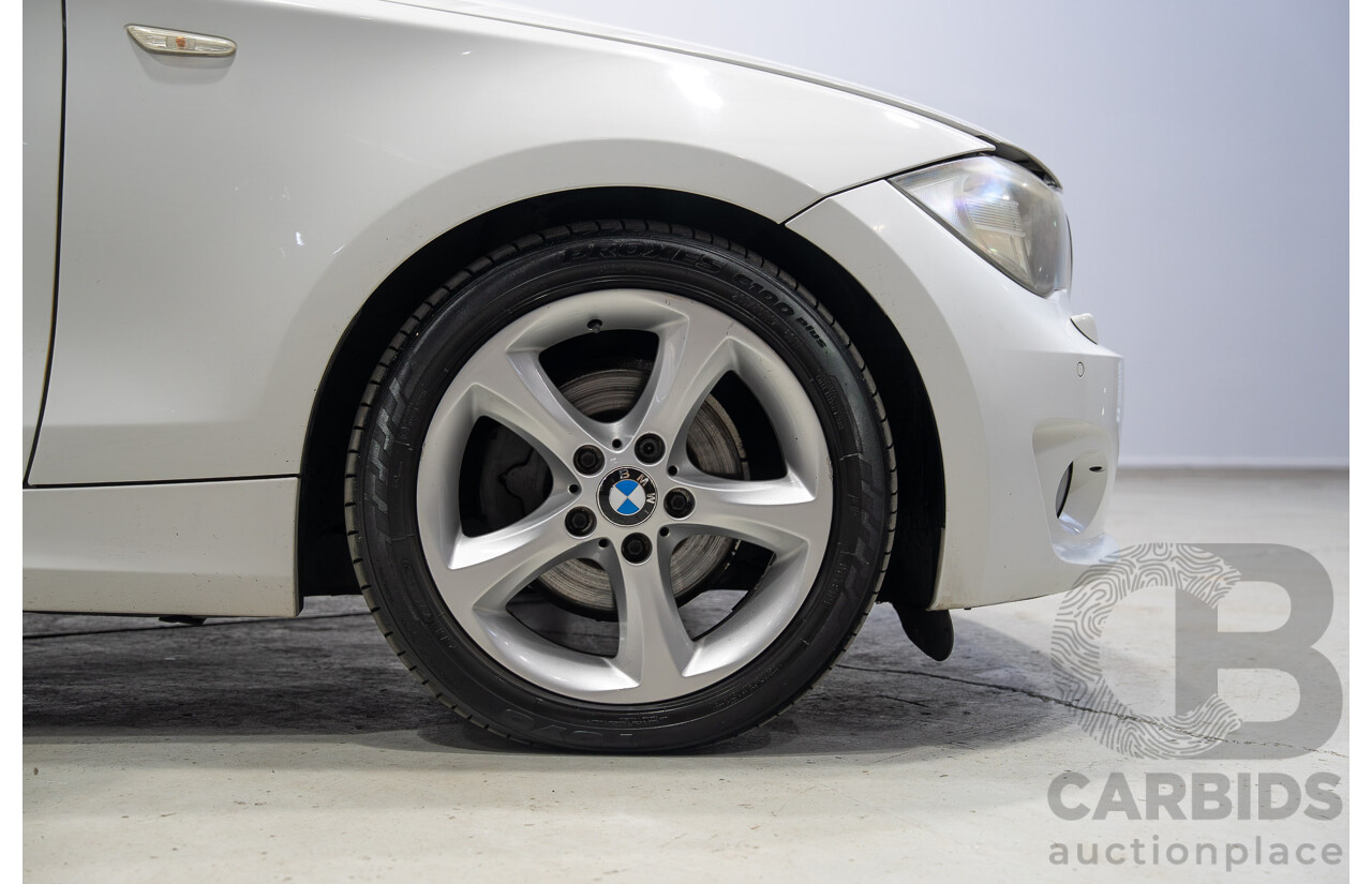 11/2012 BMW 118d E88 MY12 UPDATE 2d Convertible White 2.0L
