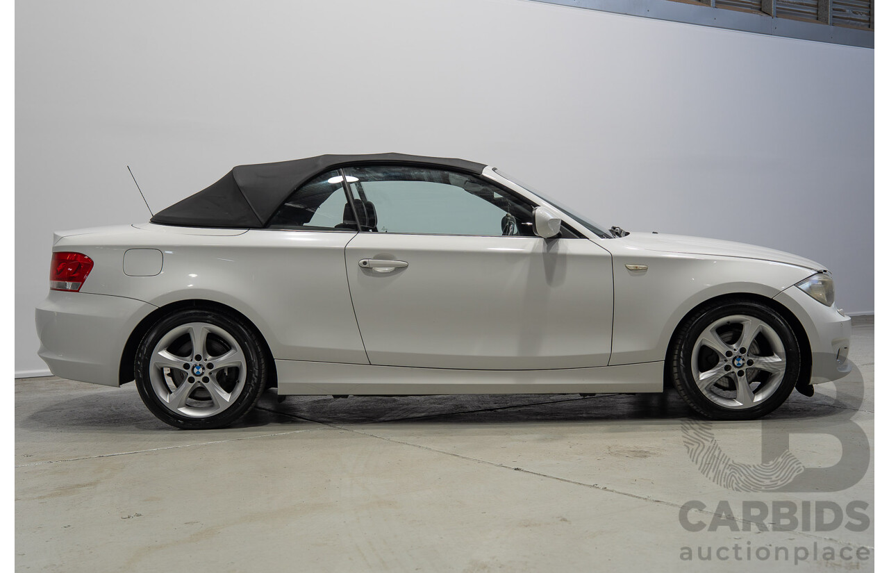 11/2012 BMW 118d E88 MY12 UPDATE 2d Convertible White 2.0L