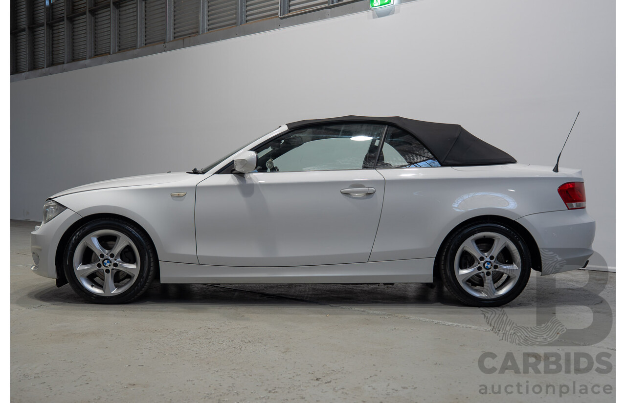 11/2012 BMW 118d E88 MY12 UPDATE 2d Convertible White 2.0L