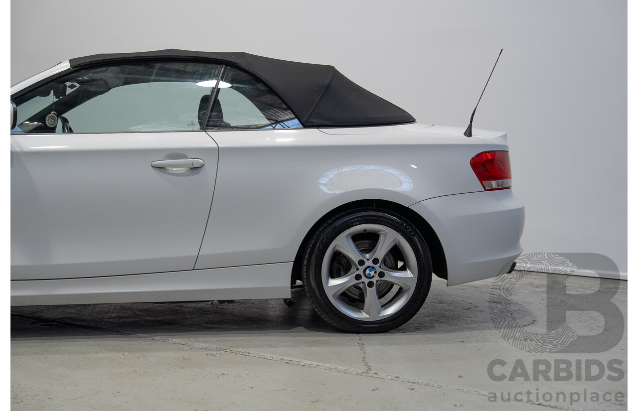 11/2012 BMW 118d E88 MY12 UPDATE 2d Convertible White 2.0L