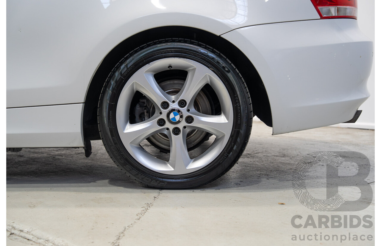 11/2012 BMW 118d E88 MY12 UPDATE 2d Convertible White 2.0L