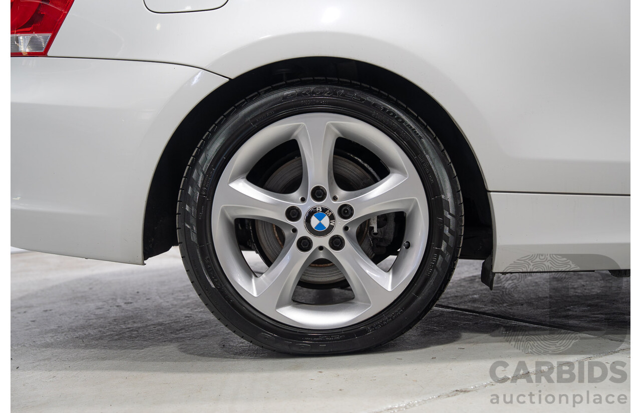 11/2012 BMW 118d E88 MY12 UPDATE 2d Convertible White 2.0L