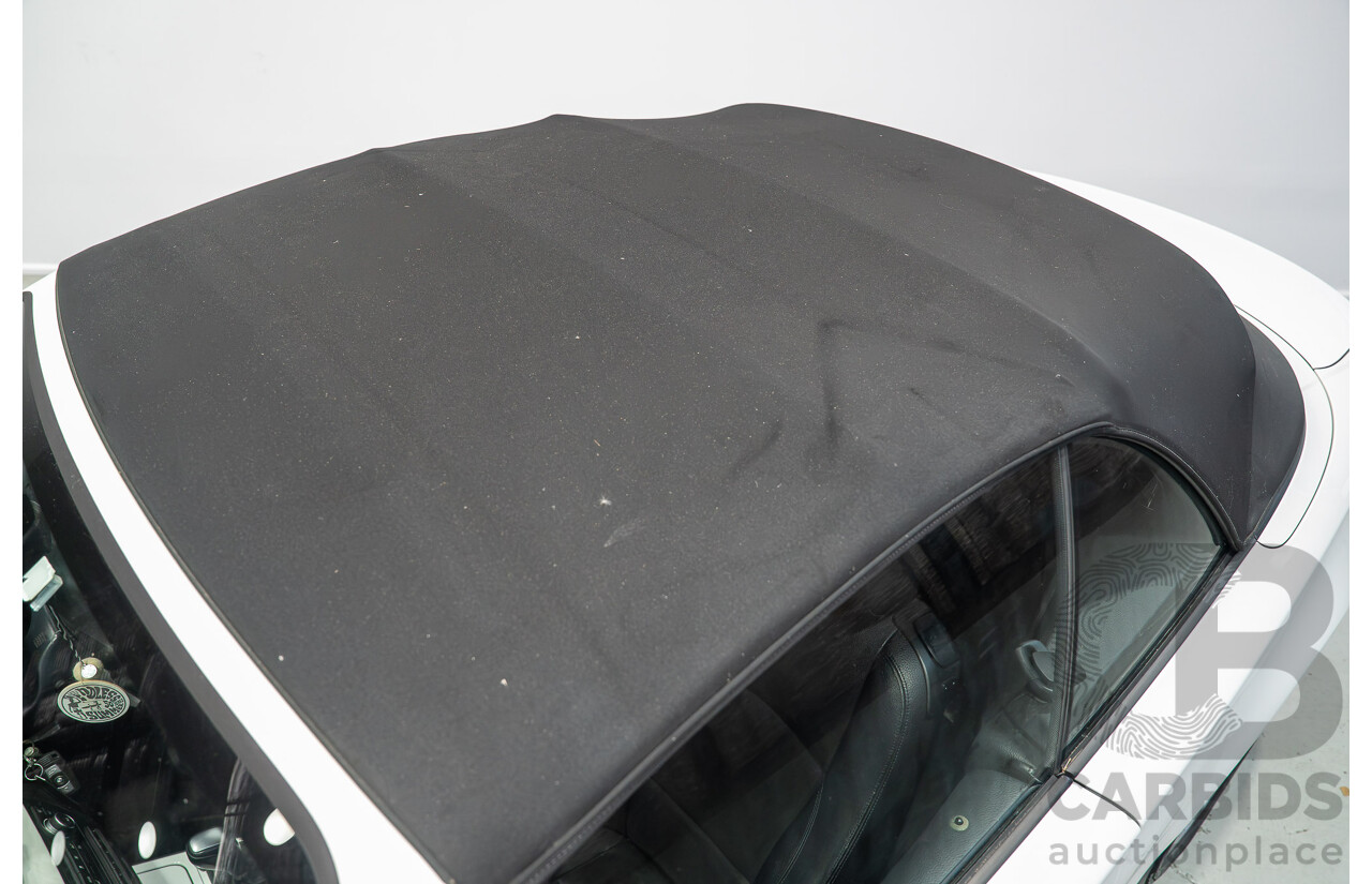 11/2012 BMW 118d E88 MY12 UPDATE 2d Convertible White 2.0L