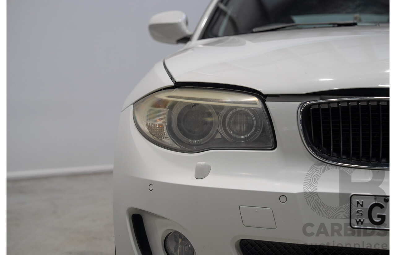 11/2012 BMW 118d E88 MY12 UPDATE 2d Convertible White 2.0L