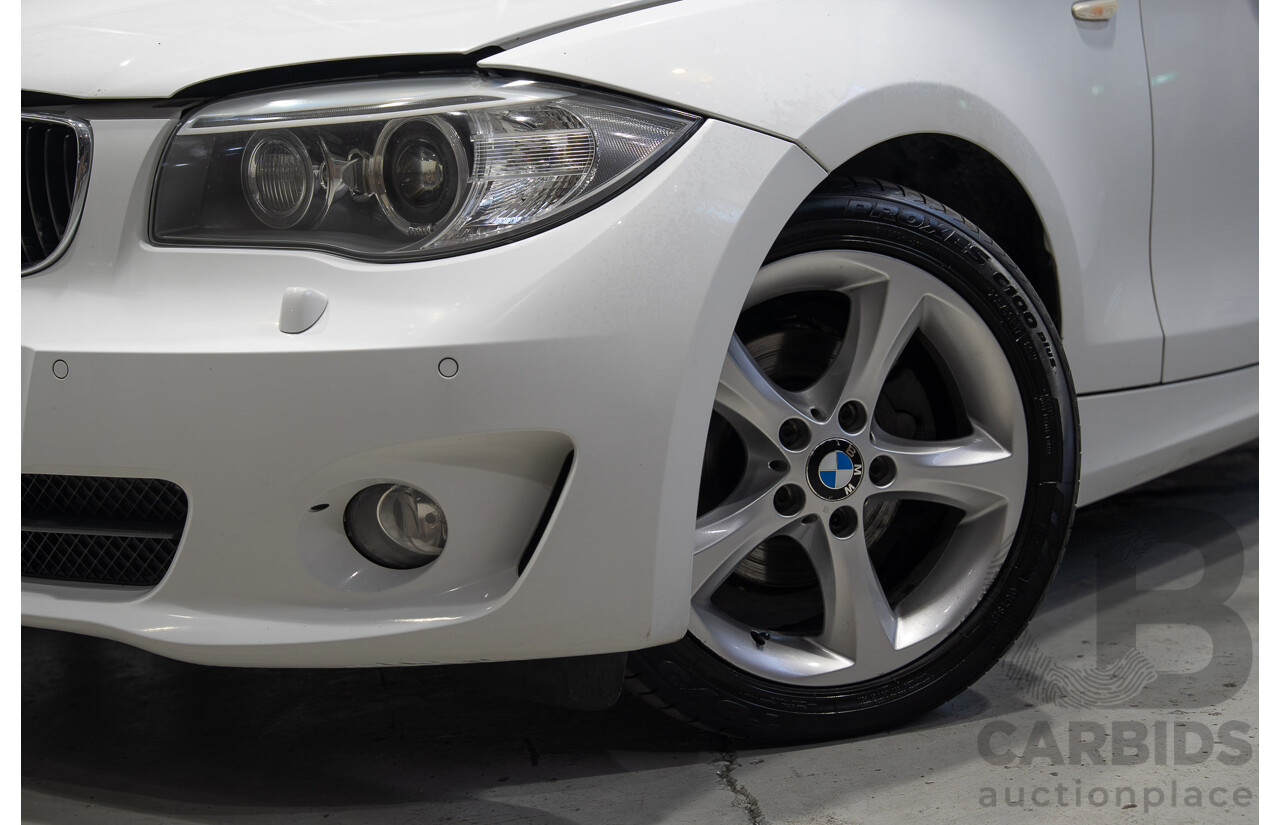 11/2012 BMW 118d E88 MY12 UPDATE 2d Convertible White 2.0L