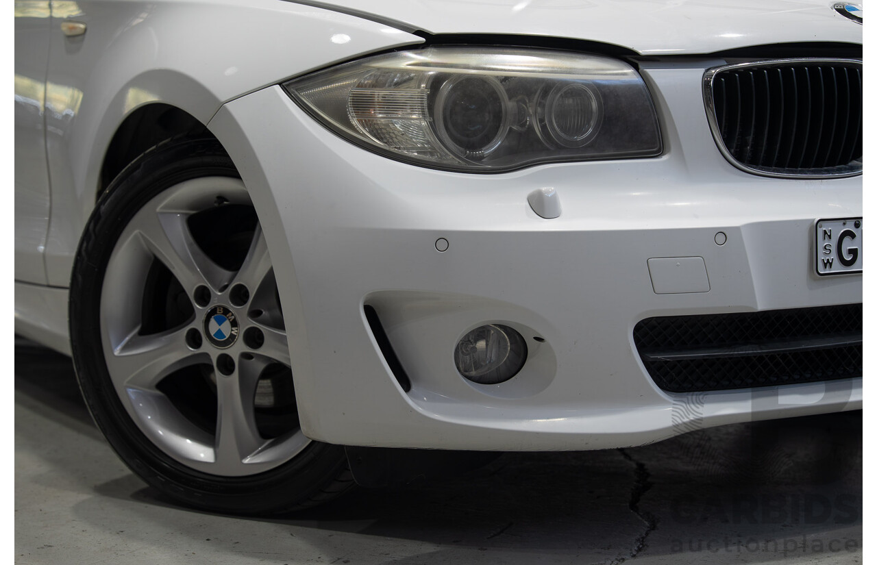 11/2012 BMW 118d E88 MY12 UPDATE 2d Convertible White 2.0L