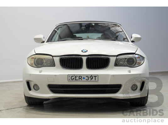 11/2012 BMW 118d E88 MY12 UPDATE 2d Convertible White 2.0L