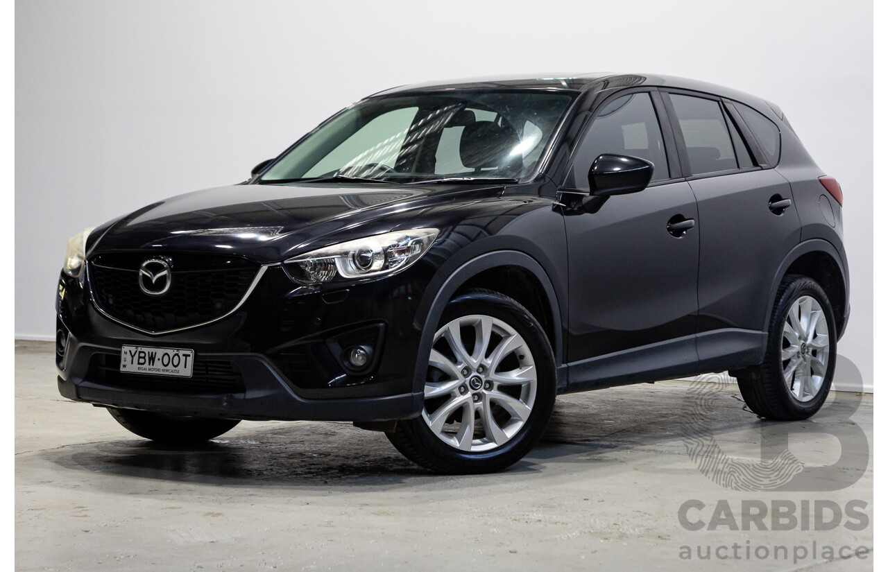 04/2013 Mazda CX-5 Grand Tourer (AWD) MY13 4d Wagon Black 2.2L