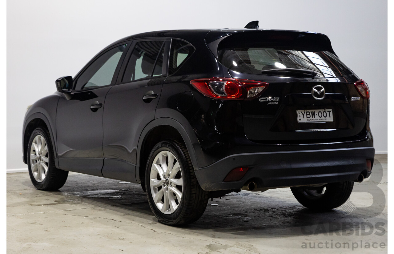 04/2013 Mazda CX-5 Grand Tourer (AWD) MY13 4d Wagon Black 2.2L