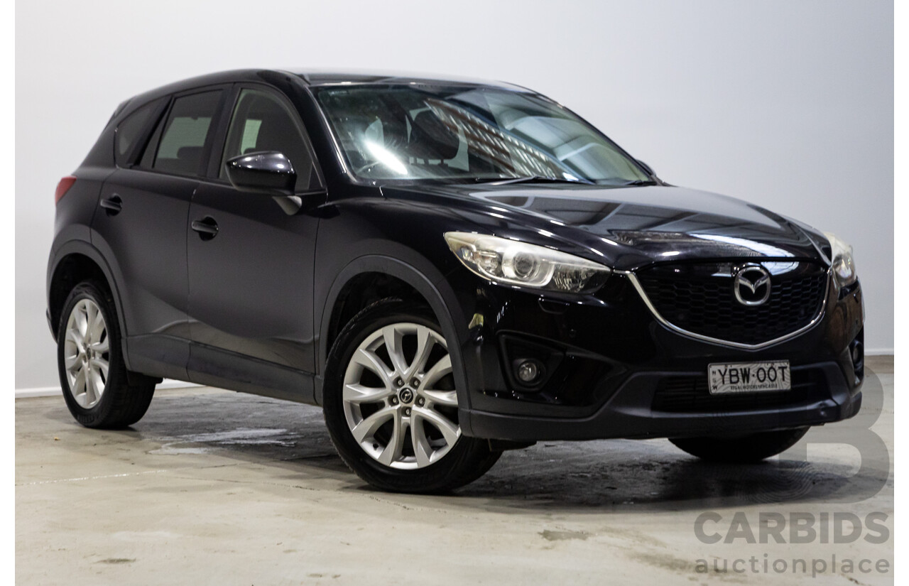 04/2013 Mazda CX-5 Grand Tourer (AWD) MY13 4d Wagon Black 2.2L