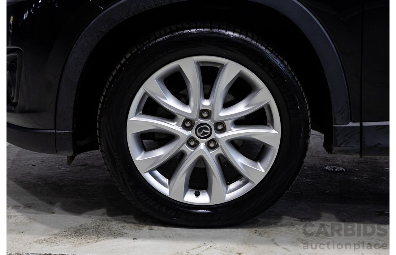 04/2013 Mazda CX-5 Grand Tourer (AWD) MY13 4d Wagon Black 2.2L