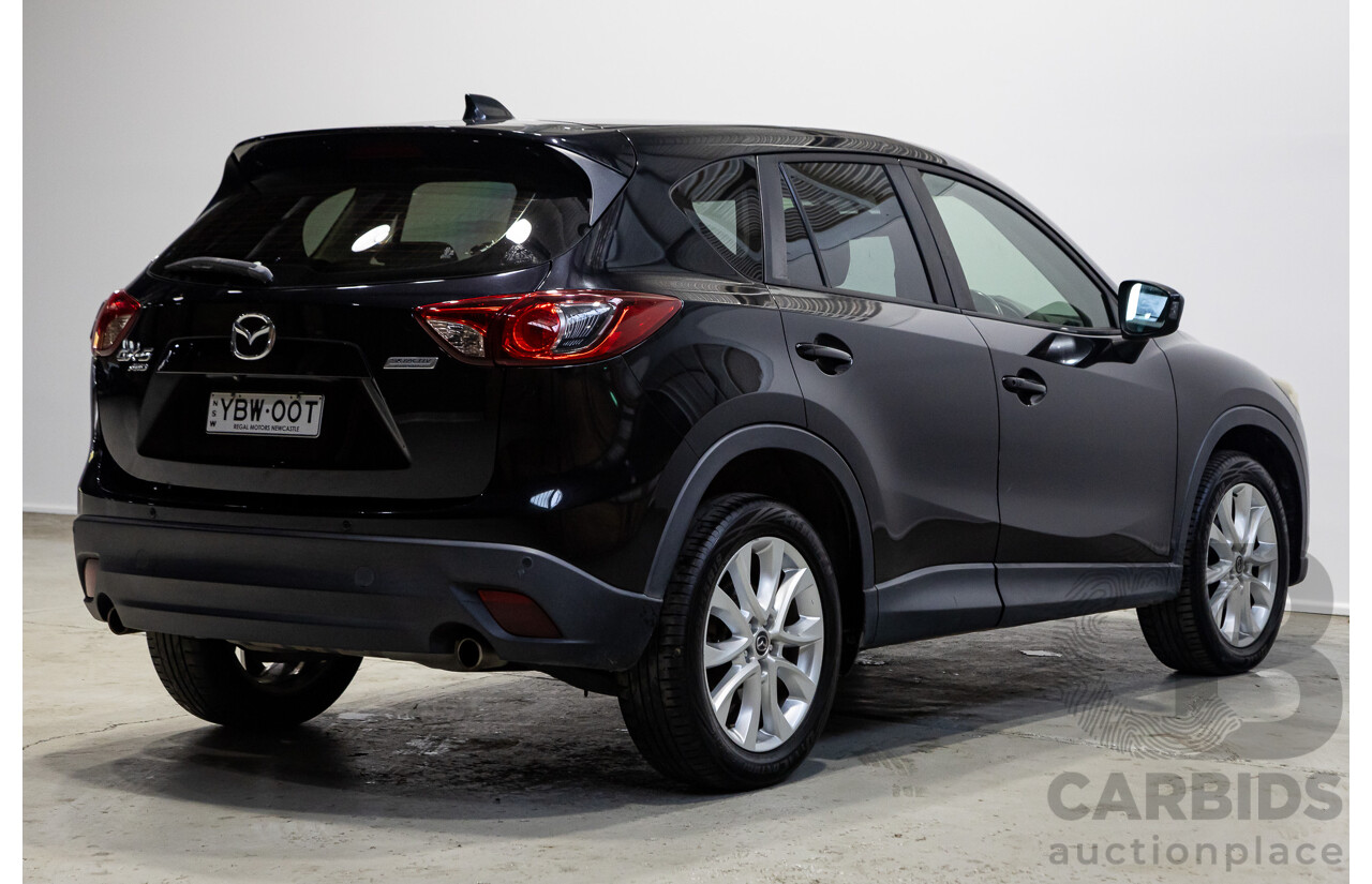 04/2013 Mazda CX-5 Grand Tourer (AWD) MY13 4d Wagon Black 2.2L