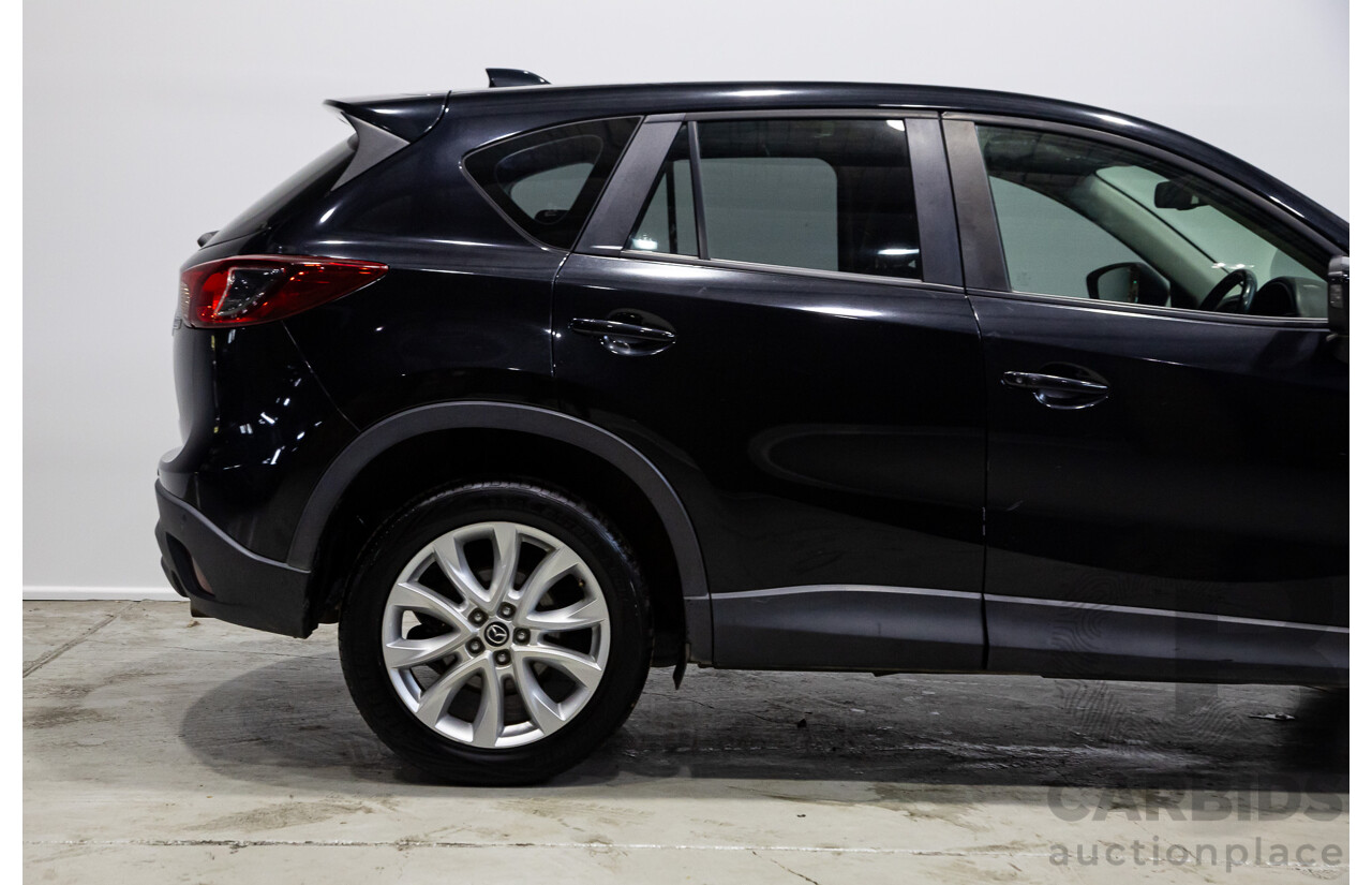 04/2013 Mazda CX-5 Grand Tourer (AWD) MY13 4d Wagon Black 2.2L