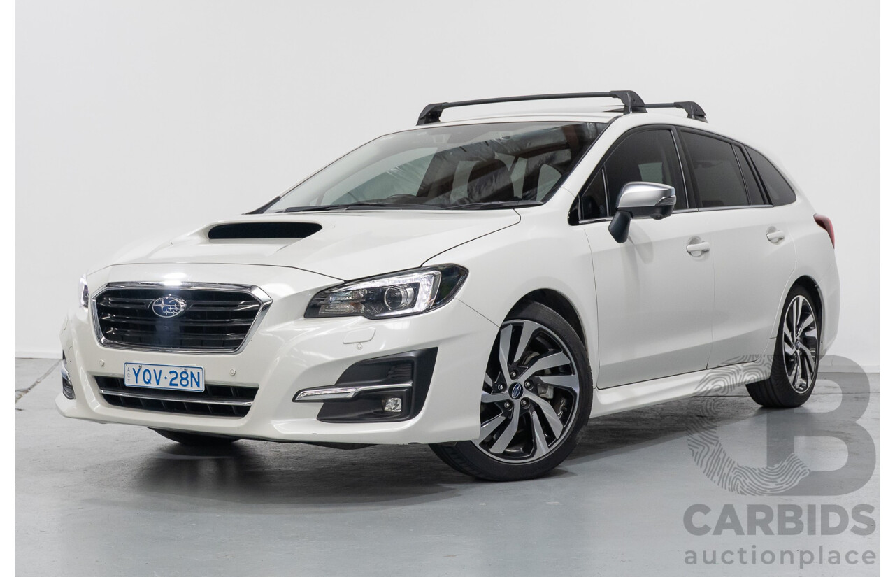 1/2018 Subaru Levorg 2.0 GT-S (AWD) MY18 4d Wagon Crystal White Pearl Turbo 2.0L