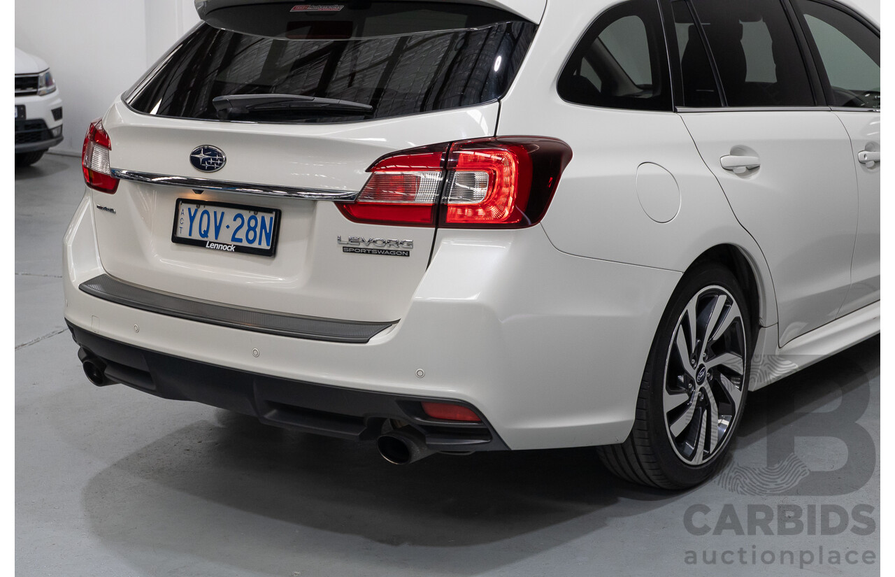 1/2018 Subaru Levorg 2.0 GT-S (AWD) MY18 4d Wagon Crystal White Pearl Turbo 2.0L