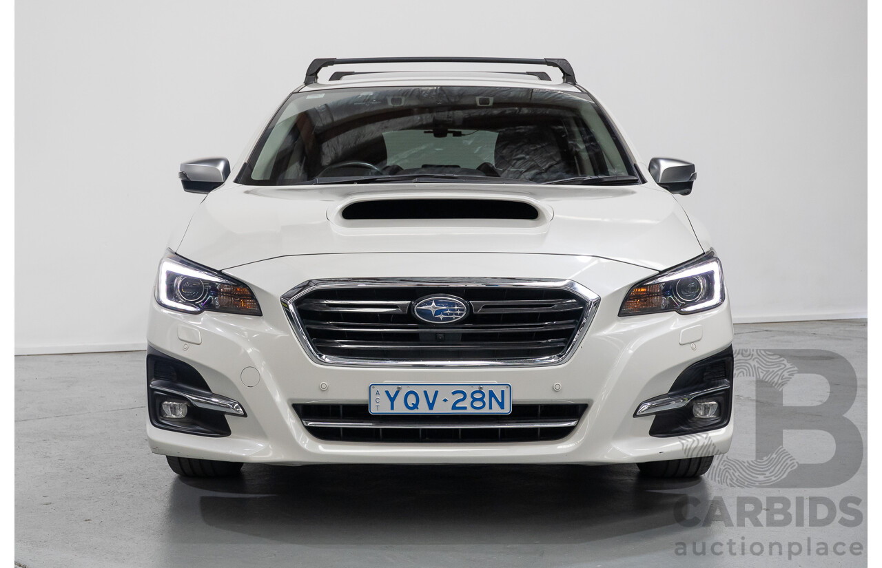 1/2018 Subaru Levorg 2.0 GT-S (AWD) MY18 4d Wagon Crystal White Pearl Turbo 2.0L
