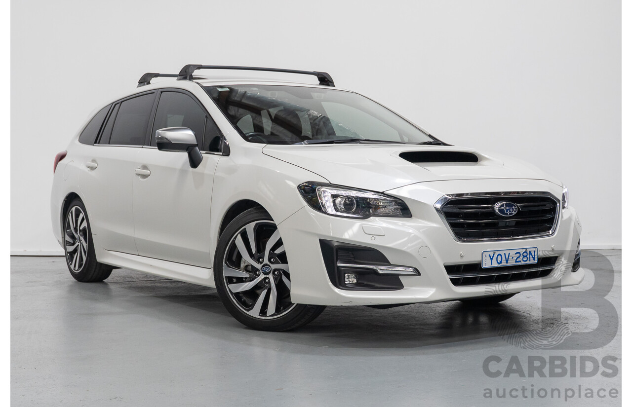 1/2018 Subaru Levorg 2.0 GT-S (AWD) MY18 4d Wagon Crystal White Pearl Turbo 2.0L