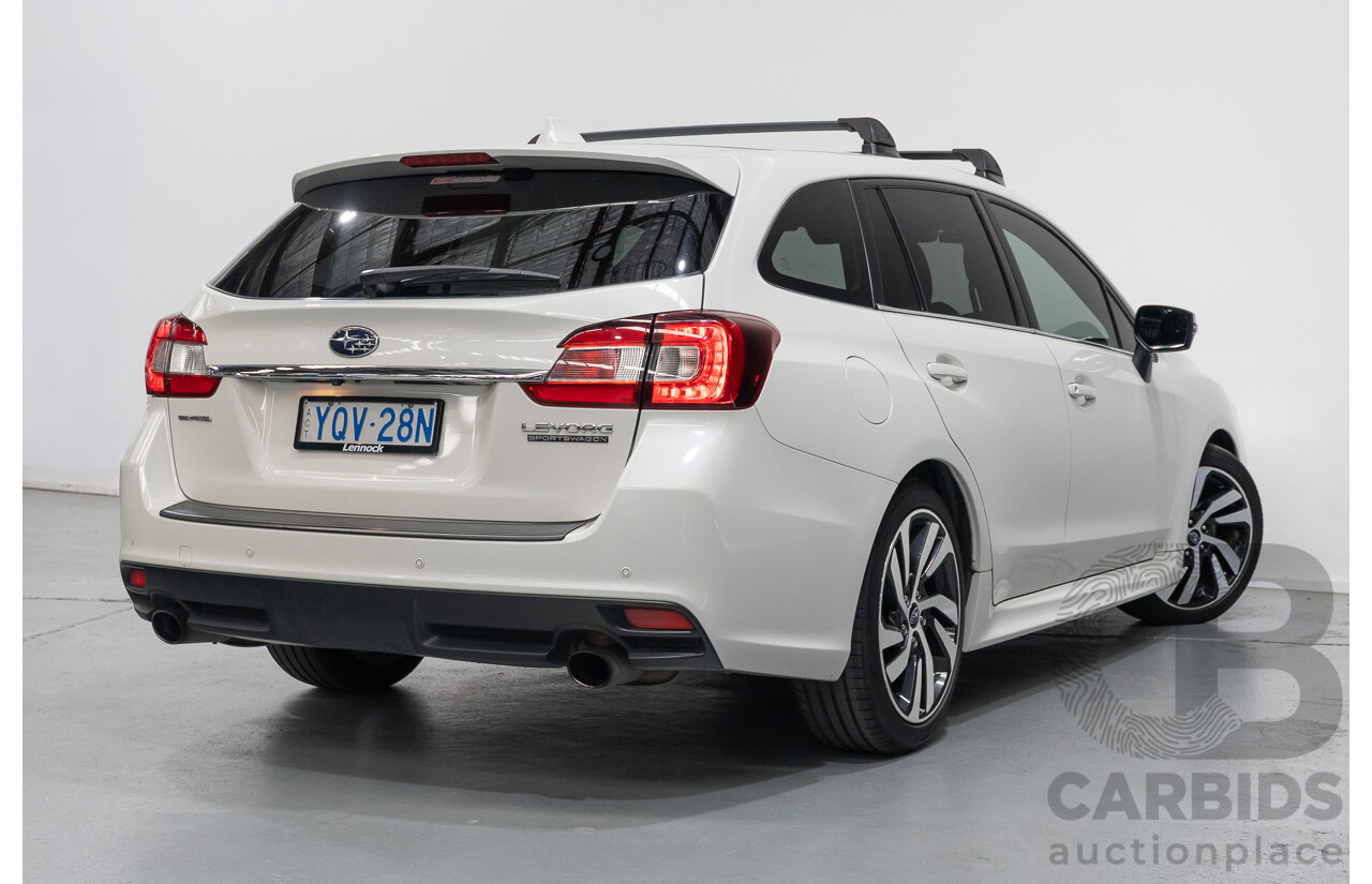 1/2018 Subaru Levorg 2.0 GT-S (AWD) MY18 4d Wagon Crystal White Pearl Turbo 2.0L