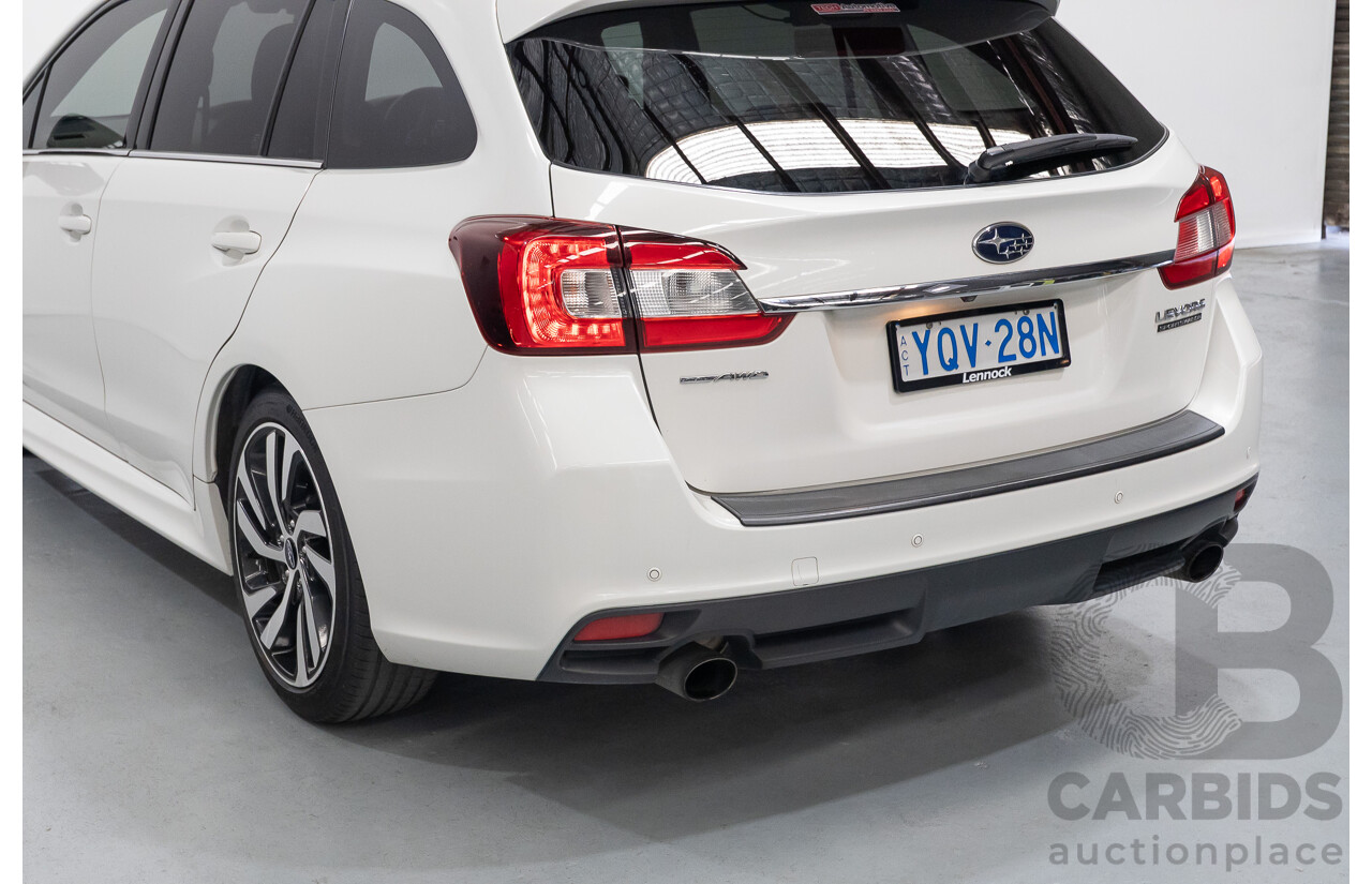 1/2018 Subaru Levorg 2.0 GT-S (AWD) MY18 4d Wagon Crystal White Pearl Turbo 2.0L
