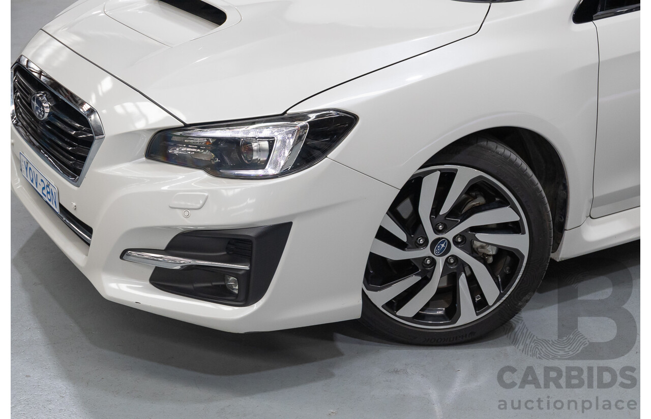1/2018 Subaru Levorg 2.0 GT-S (AWD) MY18 4d Wagon Crystal White Pearl Turbo 2.0L
