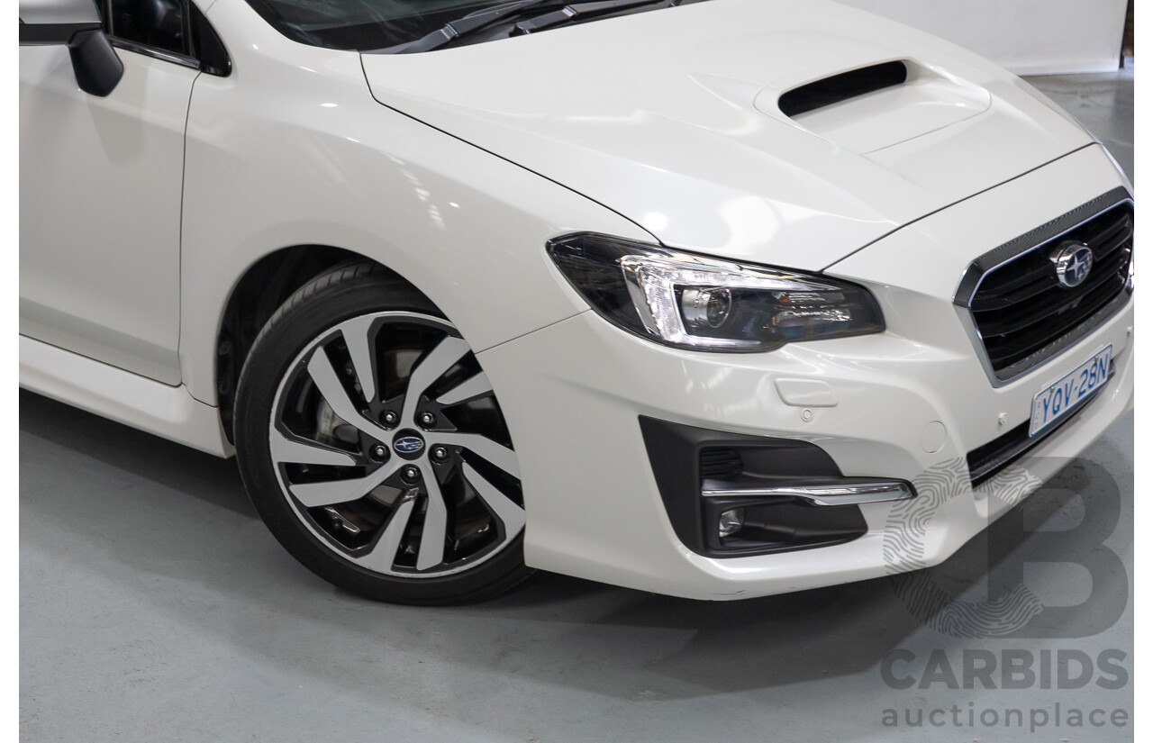 1/2018 Subaru Levorg 2.0 GT-S (AWD) MY18 4d Wagon Crystal White Pearl Turbo 2.0L