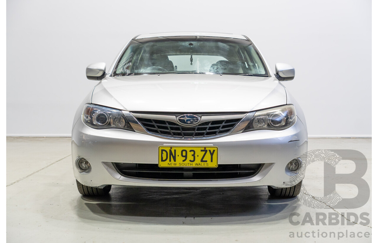06/2009 Subaru Impreza RX (AWD) MY09 5d Hatchback Silver 2.0L