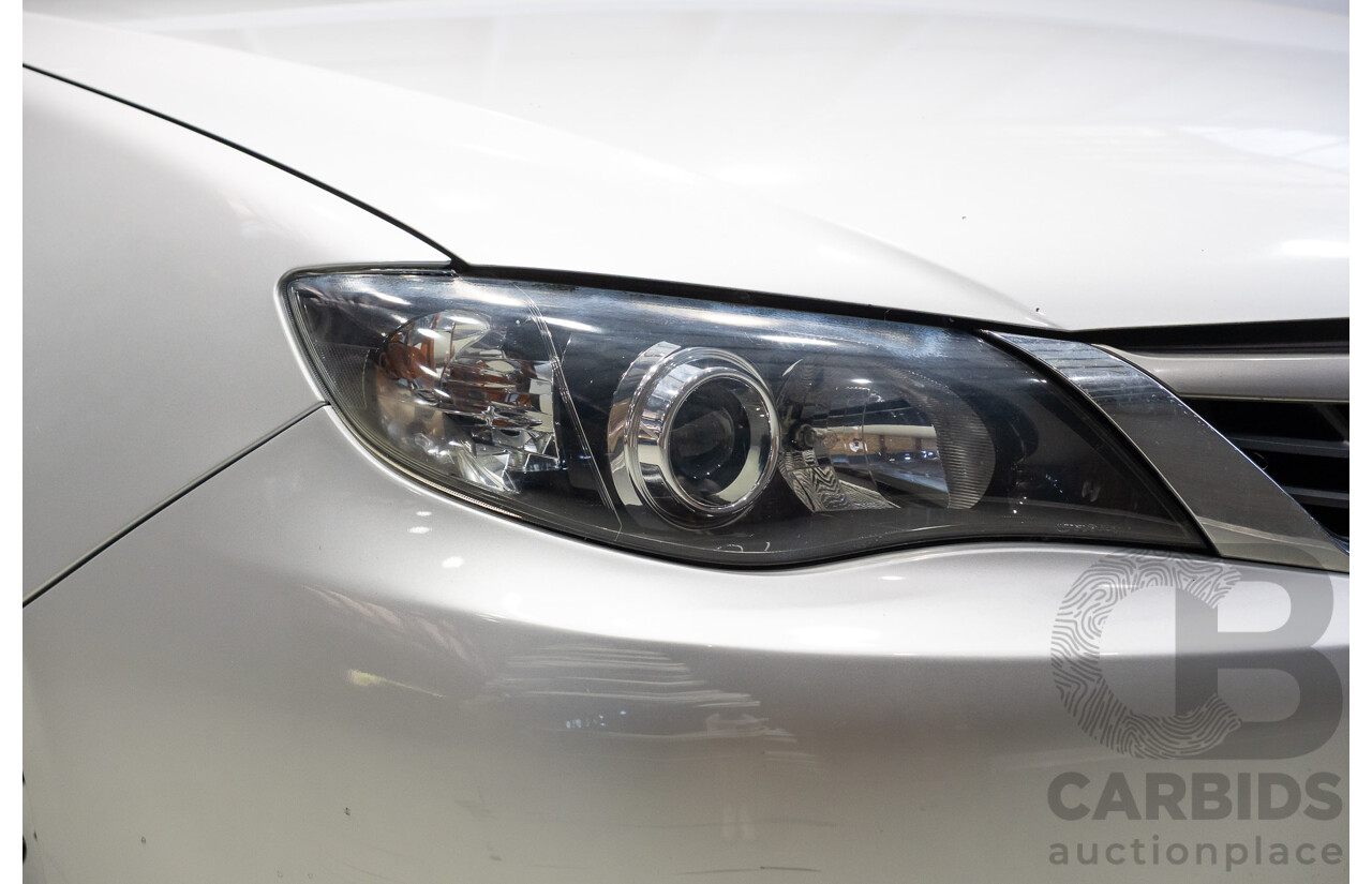 06/2009 Subaru Impreza RX (AWD) MY09 5d Hatchback Silver 2.0L