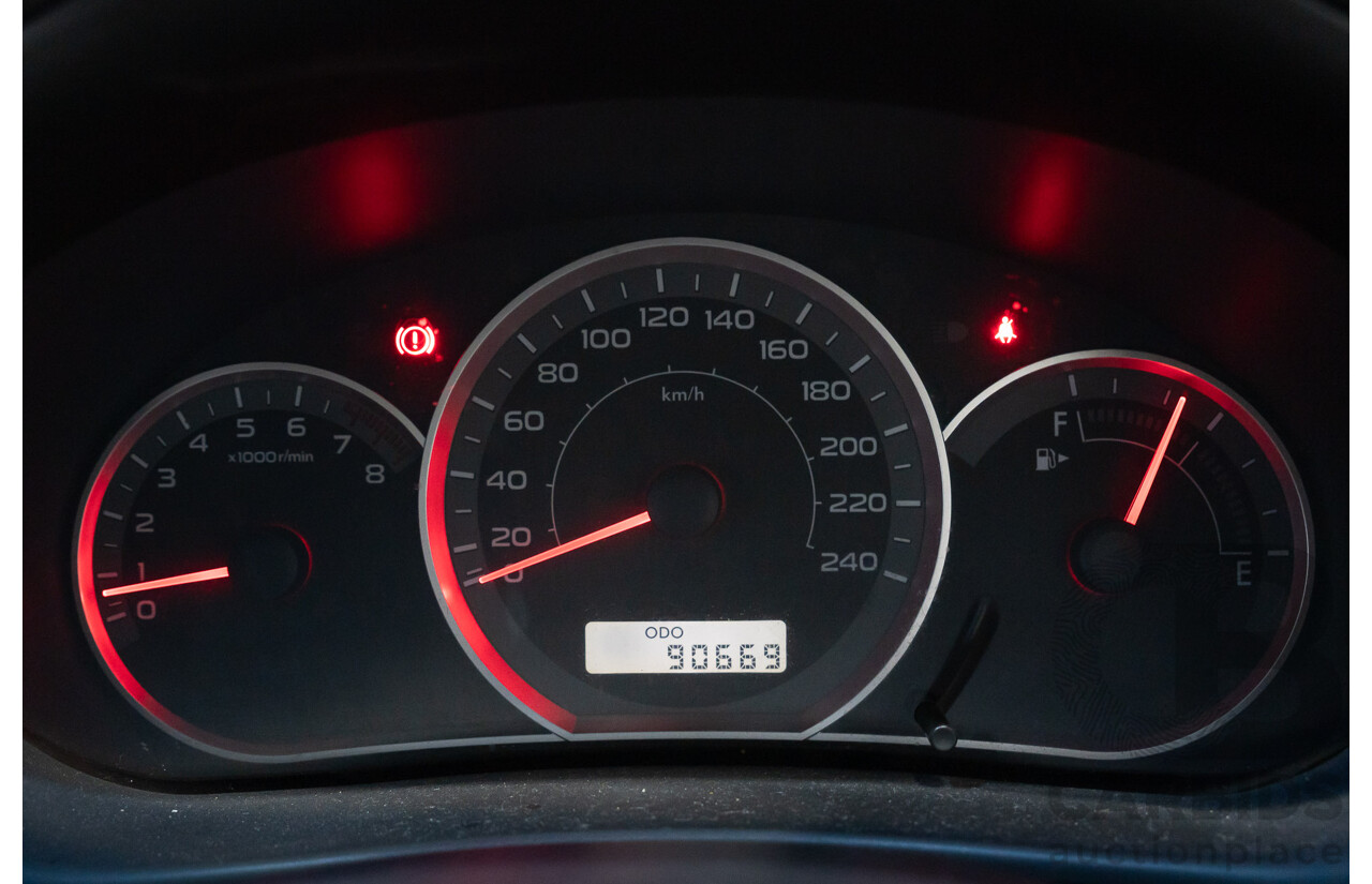 06/2009 Subaru Impreza RX (AWD) MY09 5d Hatchback Silver 2.0L