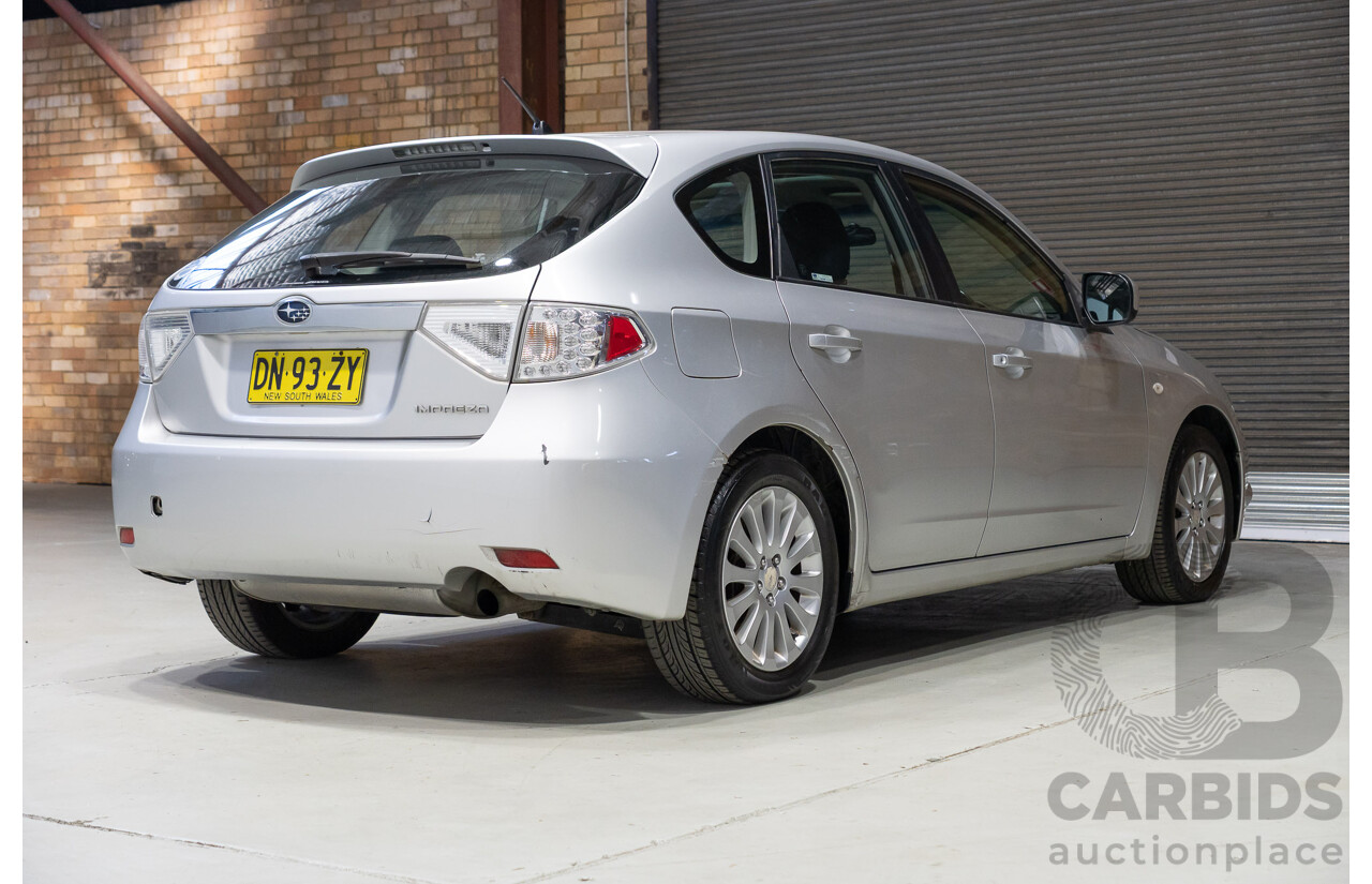 06/2009 Subaru Impreza RX (AWD) MY09 5d Hatchback Silver 2.0L