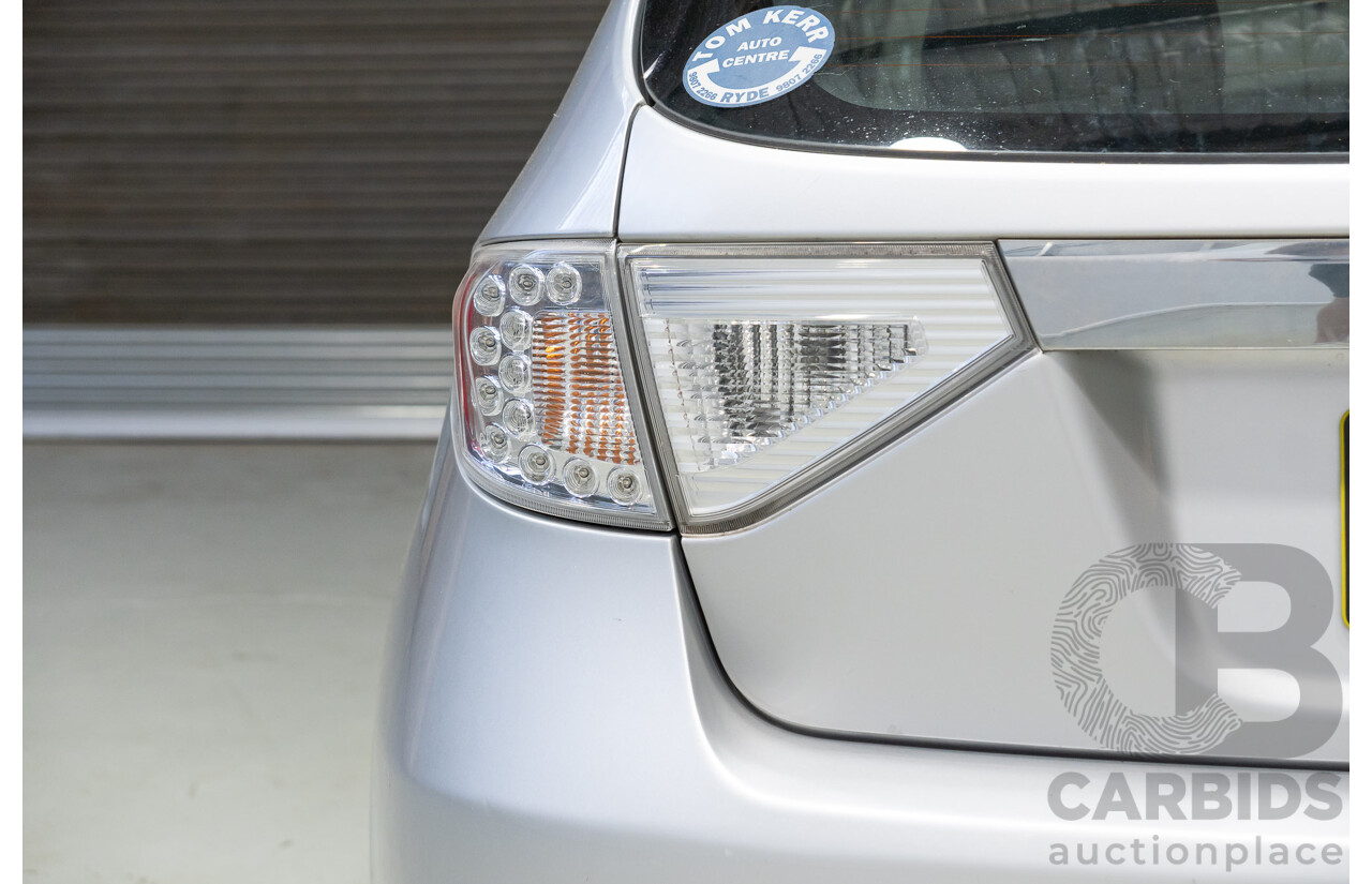 06/2009 Subaru Impreza RX (AWD) MY09 5d Hatchback Silver 2.0L