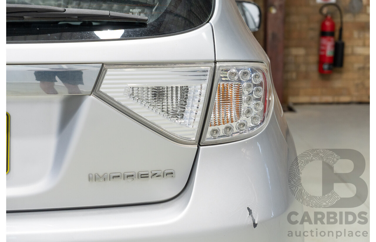 06/2009 Subaru Impreza RX (AWD) MY09 5d Hatchback Silver 2.0L