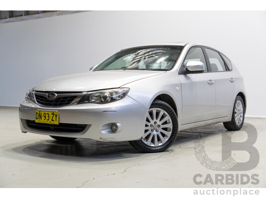 06/2009 Subaru Impreza RX (AWD) MY09 5d Hatchback Silver 2.0L