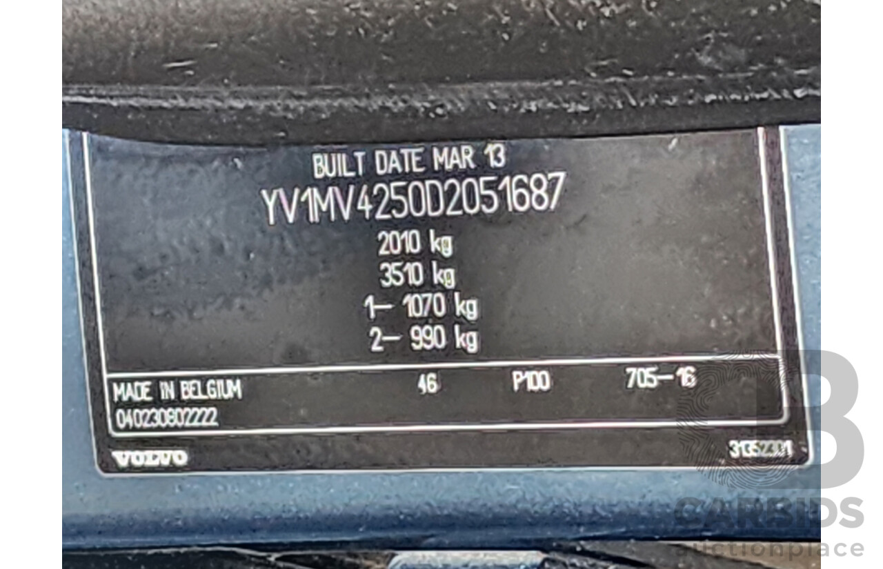 05/2013 Volvo V40 T4 Luxury M 5d Hatchback Blue 2.0L