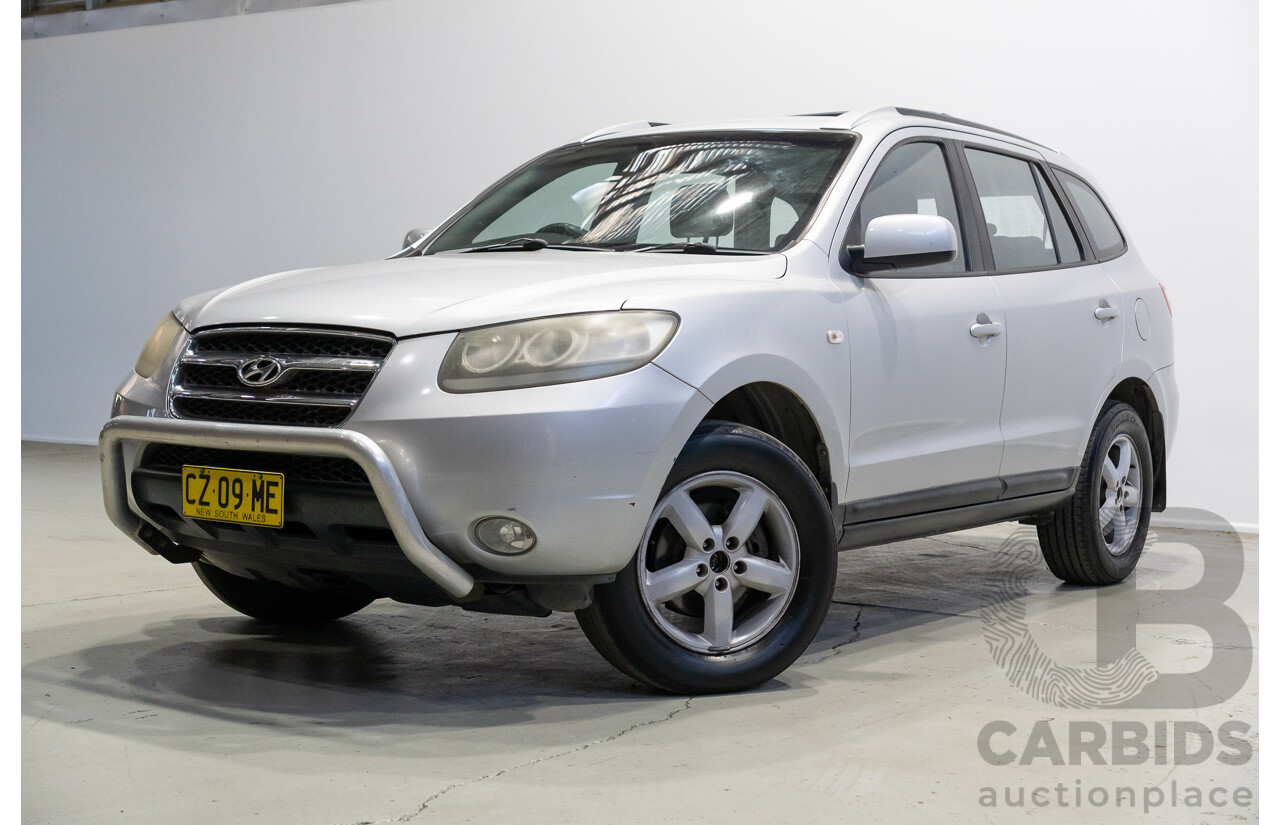 05/2007 Hyundai Santa Fe SLX (4x4) CM MY07 4d Wagon Silver 2.7L